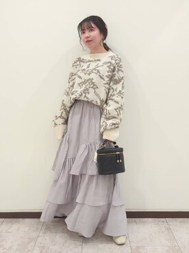 harunaさん（レディース・147cm）の冬コーディネート