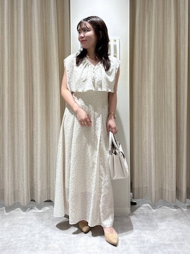「アイテム（ワンピース）」を使った、harunaさん（レディース・147cm・30代）の夏コーディネート