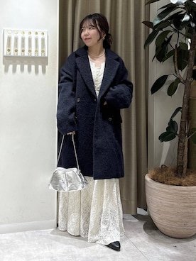 「クリスマス」｜「アイテム（ジャケット/アウター）」を使った、harunaさん（レディース・147cm）の冬コーディネート