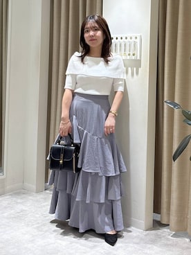 「アイテム（スカート）」を使った、harunaさん（レディース・147cm・30代）の秋コーディネート