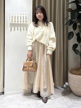 harunaさん（レディース・147cm）の冬コーディネート