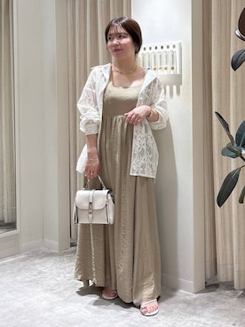 「アイテム（ワンピース/ドレス）」を使った、harunaさん（レディース・147cm・30代）の夏コーディネート