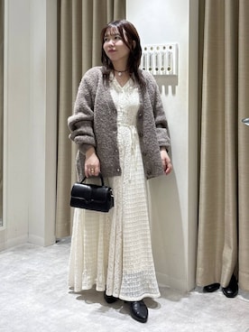 「アイテム（ワンピース/ドレス）」を使った、harunaさん（レディース・147cm・30代）の秋コーディネート