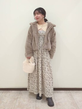 harunaさん(レディース・147cm)の冬コーディネート