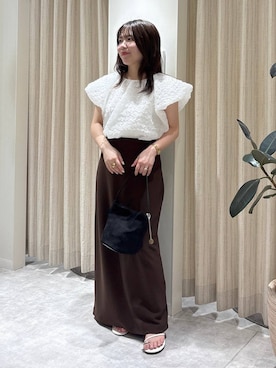 「アイテム（ハンドバッグ）」を使った、harunaさん（レディース・147cm・30代）の夏コーディネート