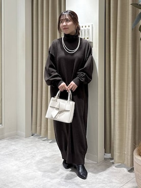 harunaさん（レディース・147cm）の冬コーディネート