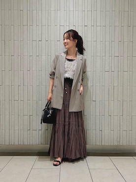 hinaさん（レディース・155cm）の秋コーディネート