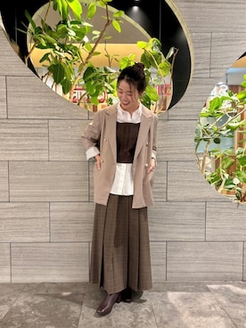 hinaさん（レディース・155cm）の秋コーディネート