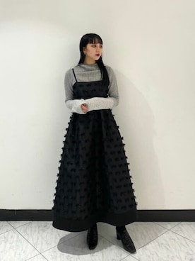 「#秋コーデ」｜「アイテム（ワンピース/ドレス）」を使った、kazunaさん（レディース・162cm）の秋コーディネート