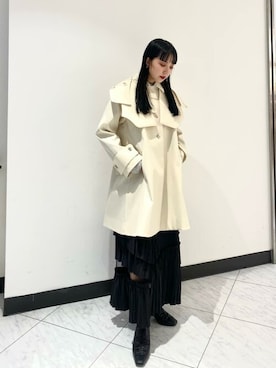 「UNITED TOKYO（ユナイテッドトウキョウ）のアイテム（その他アウター）」を使った、kazunaさん（レディース・162cm）の秋コーディネート