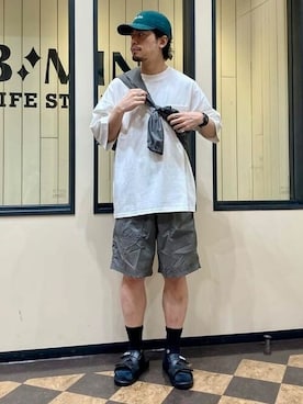 「SHAKA（シャカ）のアイテム」を使った、B:MING by BEAMS MENさん（メンズ・176cm）の夏コーディネート