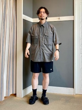 「SHAKA（シャカ）のアイテム」を使った、B:MING by BEAMS MENさん（メンズ・176cm）の夏コーディネート