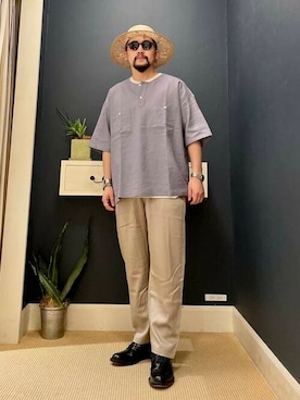 麦わら帽子 のメンズ人気ファッションコーディネート Wear