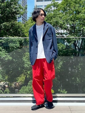B:MING by BEAMS MENさん（メンズ・186cm）の夏コーディネート