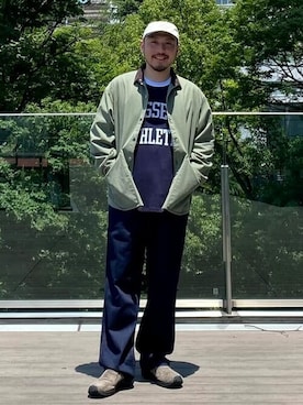 「Coming soon…」｜「アイテム（ブルゾン）」を使った、B:MING by BEAMS MENさん（メンズ・173cm）の夏コーディネート