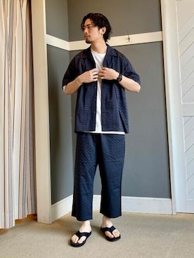 「SHAKA（シャカ）のアイテム」を使った、B:MING by BEAMS MENさん（メンズ・176cm）の夏コーディネート