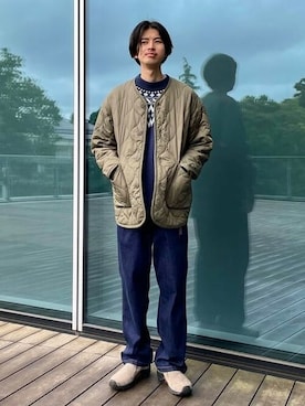 メンズのブーツ ブラウン 茶色系 厚底 コーディネート Zozotown