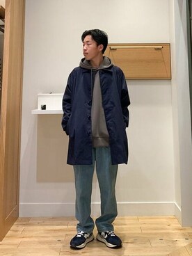 「Gramicci（グラミチ）のアイテム（トップス）」を使った、B:MING by BEAMS MENさん（メンズ・163cm）の秋コーディネート