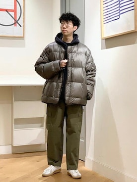 ORCIVAL / PERTEX(R) キルトダウン ノーカラーブルゾンを使った人気
