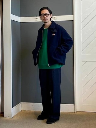 DANTON（ダントン）の「DANTON / ウールメルトン ジップブルゾン