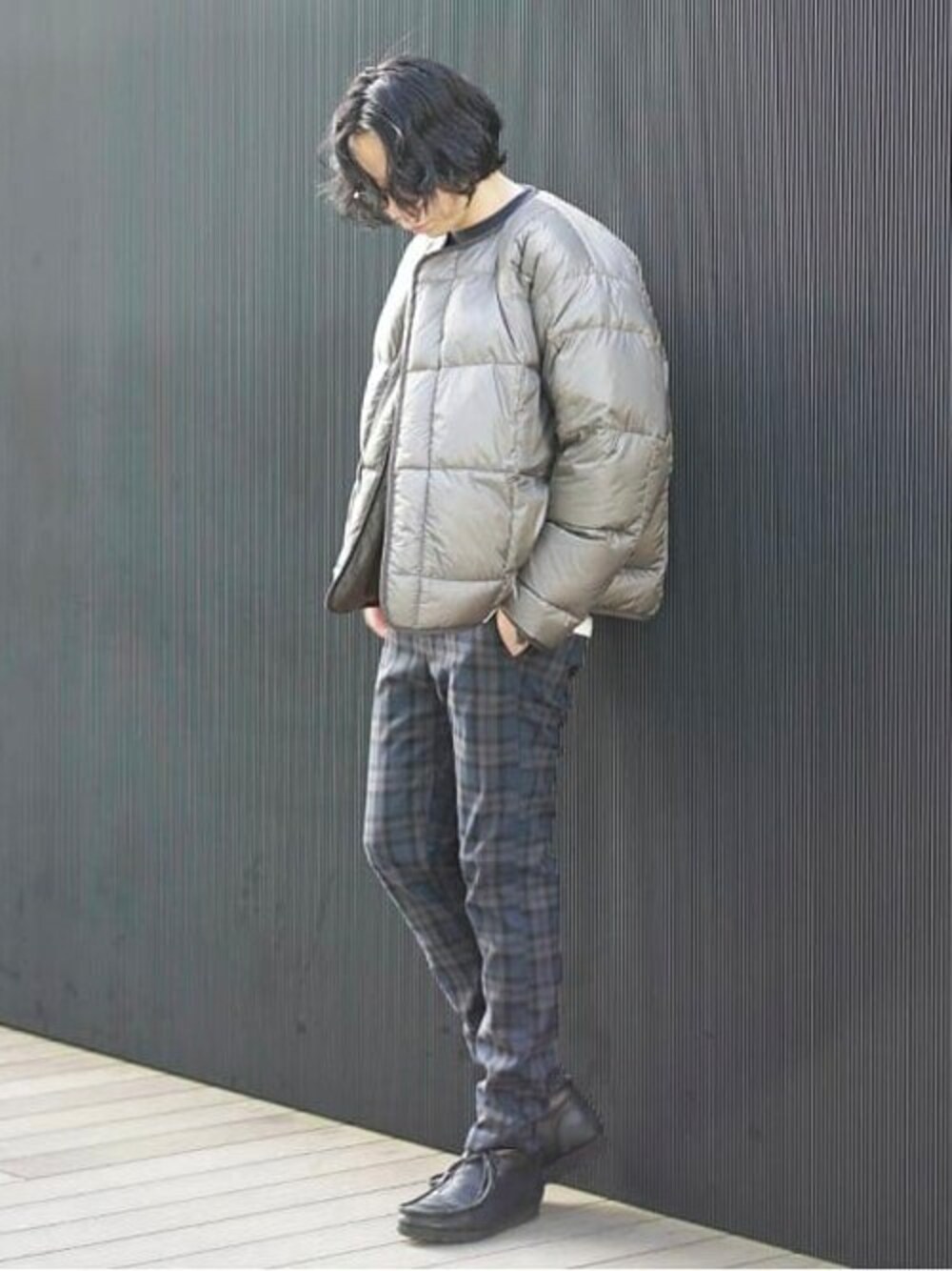 ORCIVAL / PERTEX(R) キルトダウン ノーカラーブルゾンを使った人気