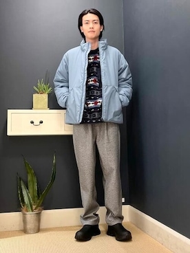 「SHAKA（シャカ）のアイテム」を使った、B:MING by BEAMS MENさん（メンズ・180cm）の冬コーディネート
