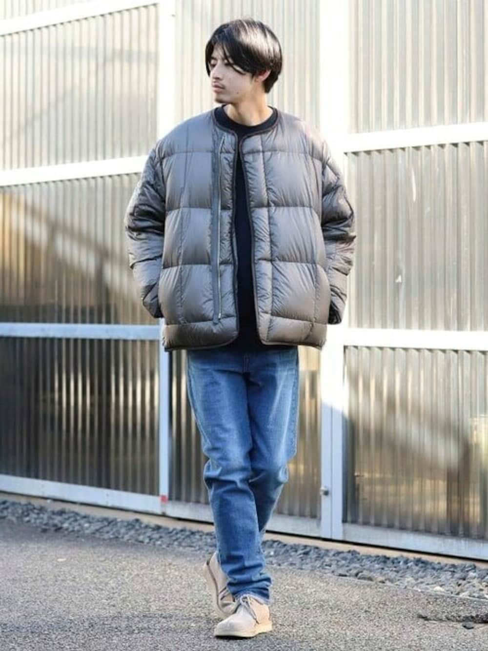 ORCIVAL / PERTEX(R) キルトダウン ノーカラーブルゾンを使った人気