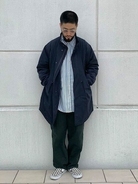 「アイテム（モッズコート）」を使った、B:MING by BEAMS MENさん（メンズ・172cm）の冬コーディネート