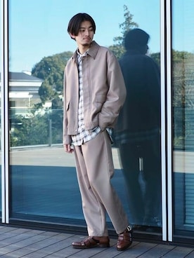 B:MING by BEAMS MENさん（メンズ・178cm）の冬コーディネート