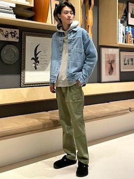 B:MING by BEAMS MENさん（メンズ・180cm）の冬コーディネート