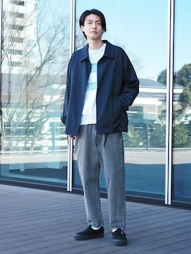 B:MING by BEAMS MENさん（メンズ・180cm）の冬コーディネート