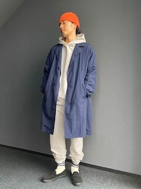 「Coming soon…」｜「アイテム（ステンカラーコート）」を使った、B:MING by BEAMS MENさん（メンズ・172cm）の冬コーディネート