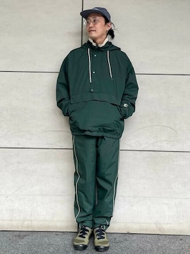 「STARTER（スターター）のアイテム（パンツ）」を使った、B:MING by BEAMS MENさん（メンズ・170cm）の冬コーディネート