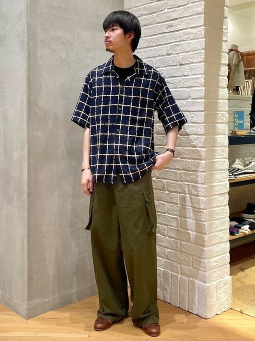 BEAMS LIGHTS / ディーププリーツ ワイド ミリタリー パンツ23を使った 