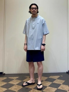「Chaco（チャコ）のアイテム」を使った、B:MING by BEAMS MENさん（メンズ・176cm）の夏コーディネート