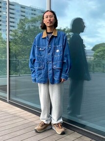 BIG MAC x B:MING by BEAMS / 別注 デニム カバーオール(セットアップ