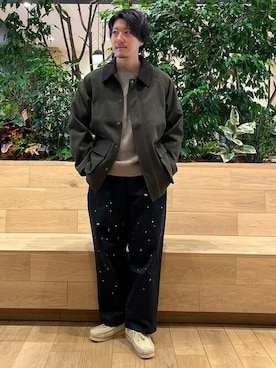 「LEE」｜「アイテム（ブルゾン）」を使った、B:MING by BEAMS MENさん（メンズ・175cm）の秋コーディネート