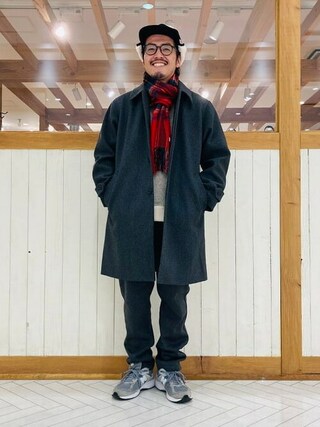 B:MING by BEAMS / ハイブリットメルトン ステンカラー コートを使った
