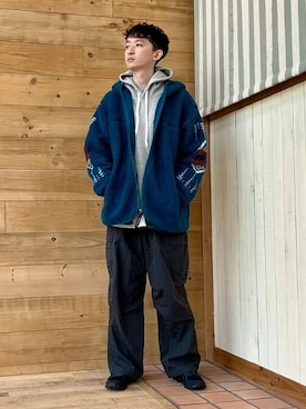「PENDLETON（ペンドルトン）のアイテム（ジャケット/アウター）」を使った、B:MING by BEAMS MENさん（メンズ・176cm）の冬コーディネート