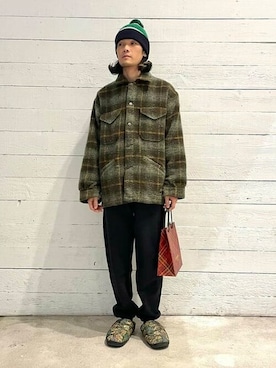 「PENDLETON（ペンドルトン）のアイテム（ジャケット/アウター）」を使った、B:MING by BEAMS MENさん（メンズ・175cm）の冬コーディネート