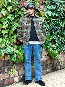 「PENDLETON（ペンドルトン）のアイテム（ジャケット/アウター）」を使った、B:MING by BEAMS MENさん（メンズ・173cm）の冬コーディネート