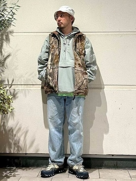 「WILD THINGS（ワイルドシングス）のアイテム（トップス）」を使った、B:MING by BEAMS MENさん（メンズ・173cm）の冬コーディネート