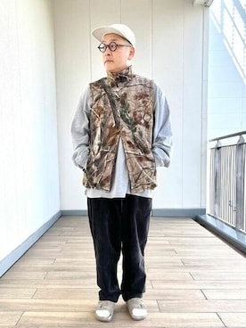 「WILD THINGS（ワイルドシングス）のアイテム（トップス）」を使った、B:MING by BEAMS MENさん（メンズ・170cm）の冬コーディネート
