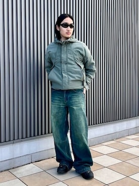 「WILD THINGS（ワイルドシングス）のアイテム（ブルゾン）」を使った、B:MING by BEAMS MENさん（メンズ・166cm）の冬コーディネート