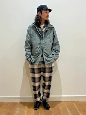 「WILD THINGS（ワイルドシングス）のアイテム（ジャケット/アウター）」を使った、B:MING by BEAMS MENさん（メンズ・179cm）の冬コーディネート