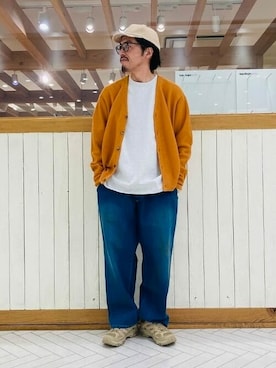 「アイテム（カーディガン/ボレロ）」を使った、B:MING by BEAMS MENさん（メンズ・170cm）の冬コーディネート