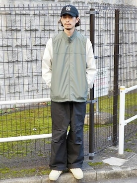 「WILD THINGS（ワイルドシングス）のアイテム（トップス）」を使った、B:MING by BEAMS MENさん（メンズ・176cm）の春コーディネート
