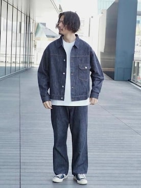 「アイテム（ブルゾン）」を使った、B:MING by BEAMS MENさん（メンズ・175cm）の春コーディネート