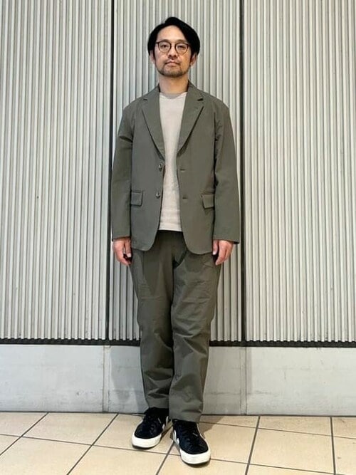 【OLIVE】CITY DWELLERS / CORDURA(R) リップストップナイロン 2ボタン ジャケット 24SS (セットアップ対応) B:MING by BEAMS（ビーミング by ビームス）CITY DWELLERS / CORDURA(R