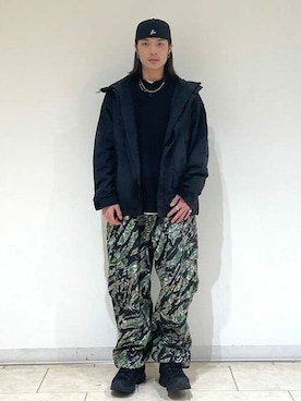 「WILD THINGS（ワイルドシングス）のアイテム（ジャケット/アウター）」を使った、B:MING by BEAMS MENさん（メンズ・175cm）の春コーディネート